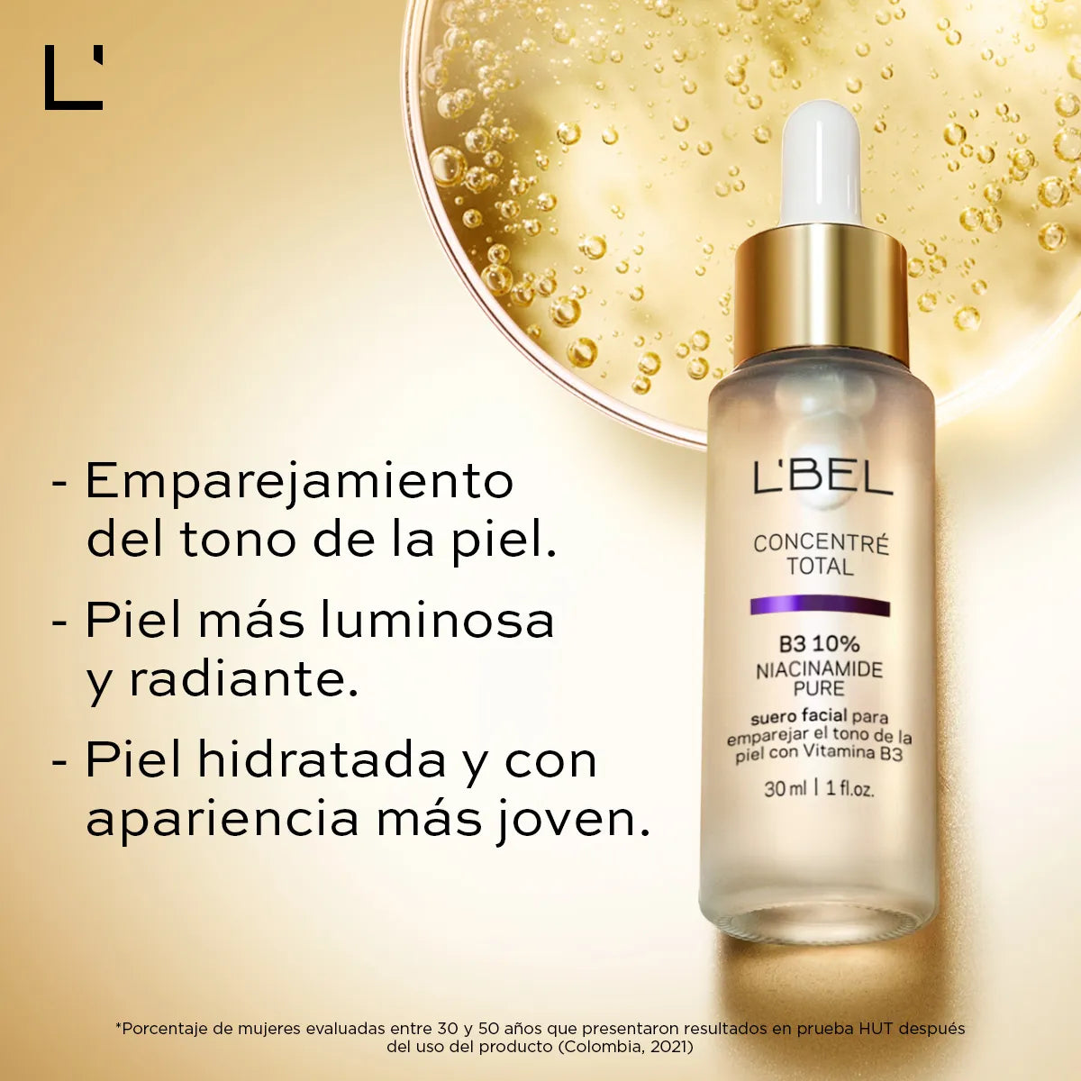 Sérum de Niacinamida 10% Pura Concentré Antimanchas - 27 ml