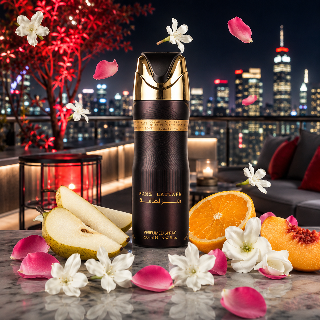 Body Spray Masculino Ramz Gold - Lattafa 200 ml
