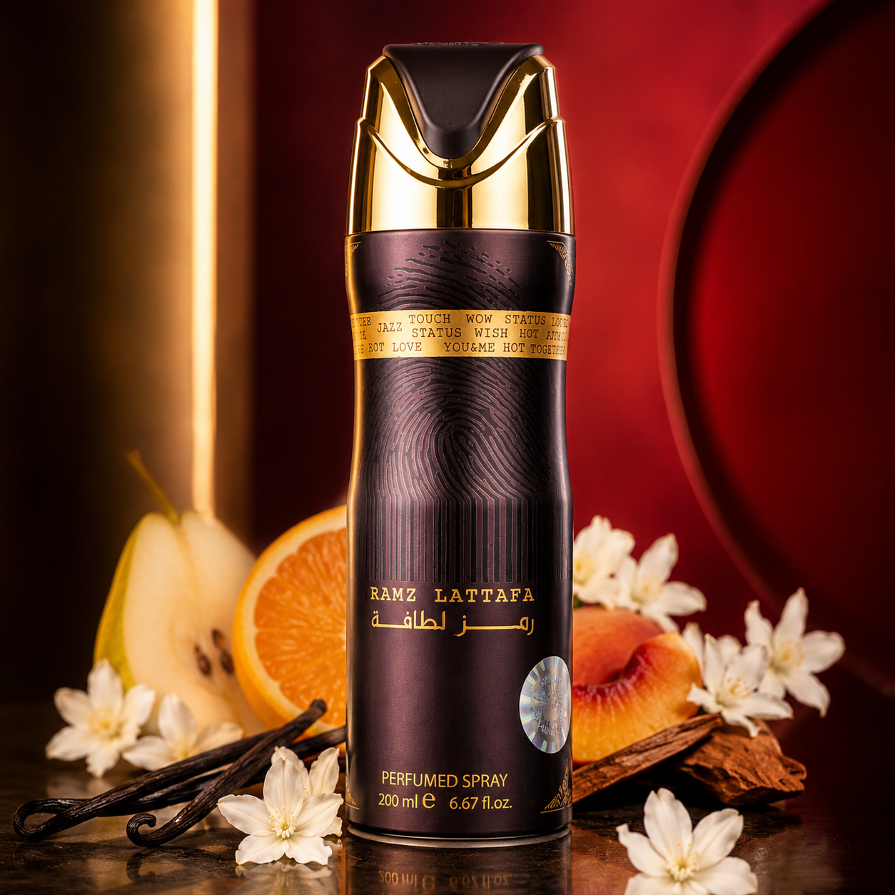 Body Spray Masculino Ramz Gold - Lattafa 200 ml