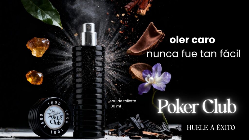 fragancia para hombre poker club en el salvador perfume con notas maderosas
