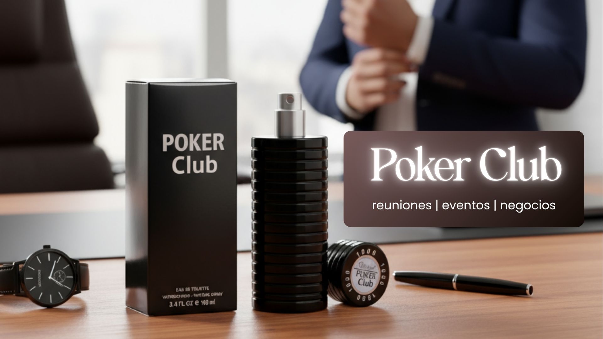 fragancia para hombre poker club en el salvador perfume con notas maderosas