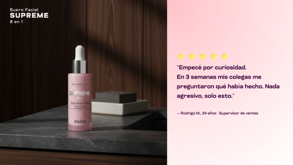 suero facial anti edad supreme 8 en 1 multi acción max en el salvador precio comprar con envío